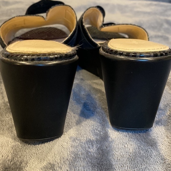 Black wedge platforms Calvin Klein size 5.5 - Picture 8 of 9